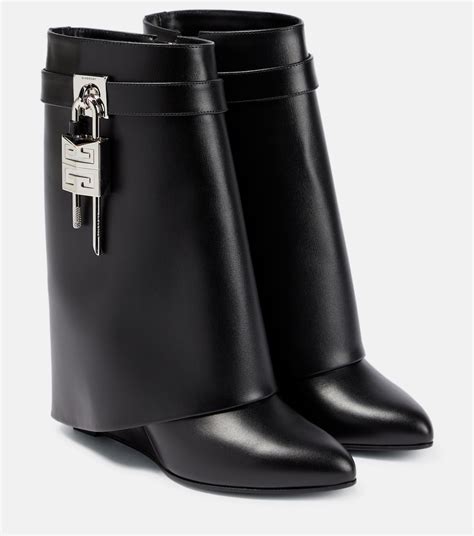 givenchy leather western ankle boots|shark boots pick up today.